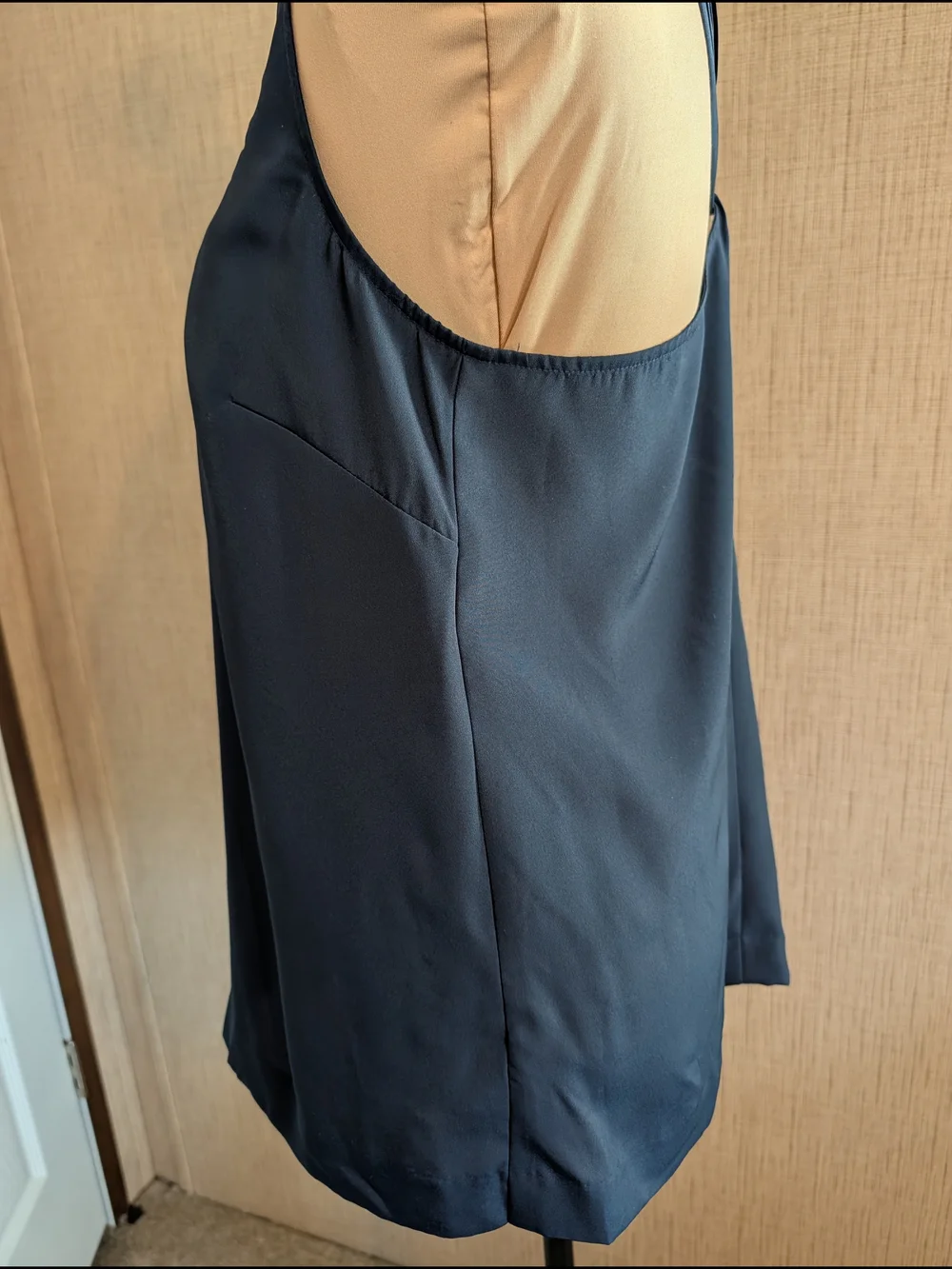 J. Crew Navy Blue Silk-Like Scoop Neck Camisole